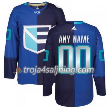 Lag Europa tröja Customized World Cup i ishockey 2016 Blå Premier - NHL Tröjor Herr Lag Europa tröja Customized World Cup i ishockey 2016 Blå Premier - NHL Tröjor Herr